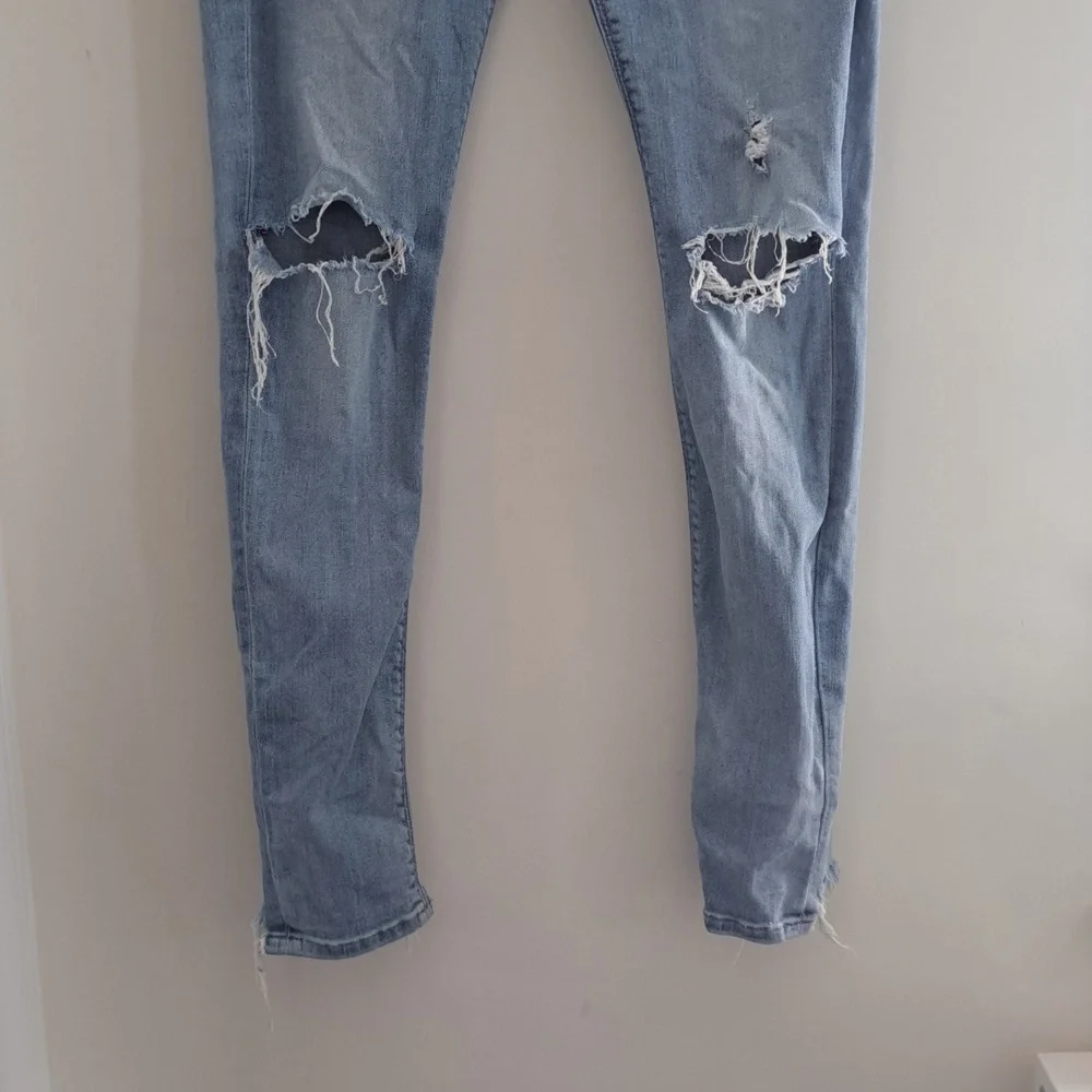 Lucky Brand Disrressed Brooke Leggings Denim Jeans Size 00/24